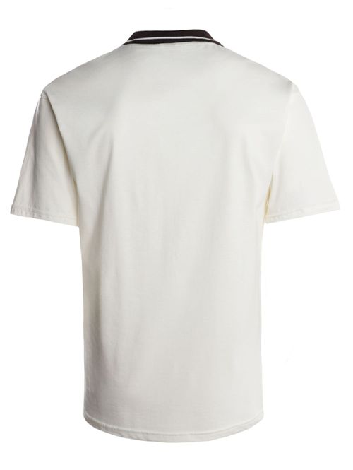 Polo Manga Curta Box Malha Sport  Masculina OFF WHITE