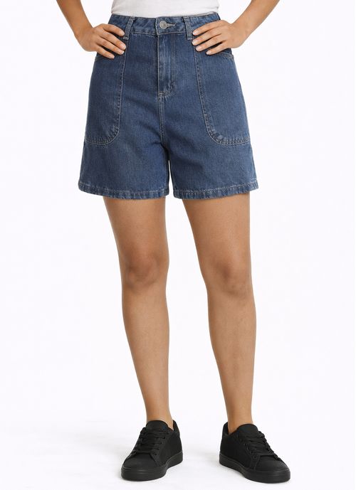 Short Jeans Sawary Feminino AZUL