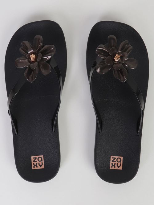 Rasteira Summer Necessarie Zaxy Feminina PRETO