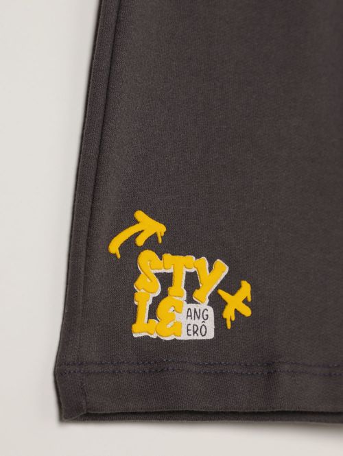 Conjunto Curto Capivara Infantil Para Menino- AZUL