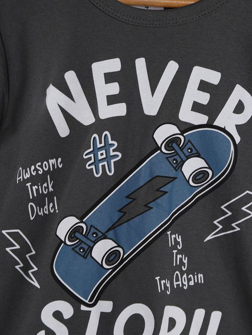 Camiseta Manga Longa Infantil Para Menino - CHUMBO