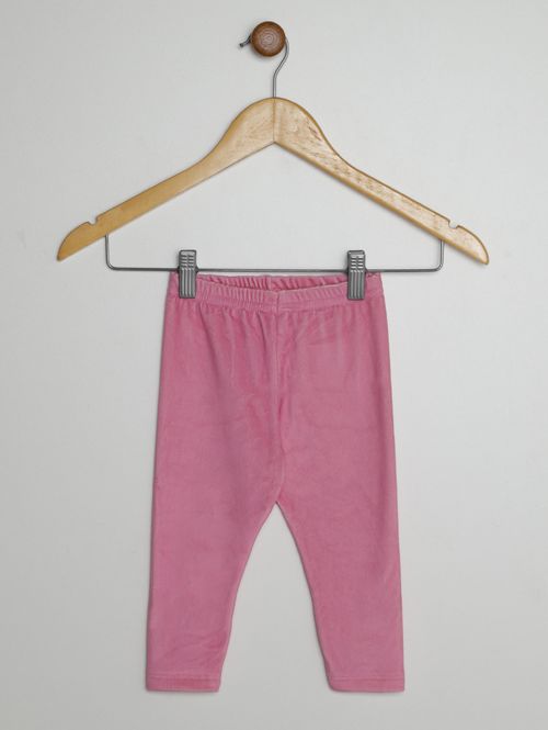 Calça Plush Infantil Para Bebê Menina - ROSA