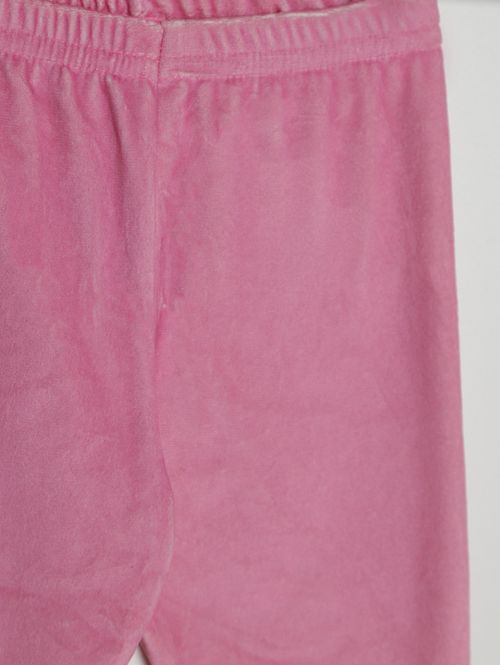 Calça Plush Infantil Para Bebê Menina - ROSA