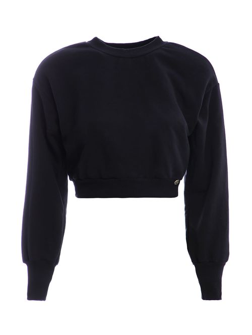 Moletom Cropped Autentique Feminino Preto