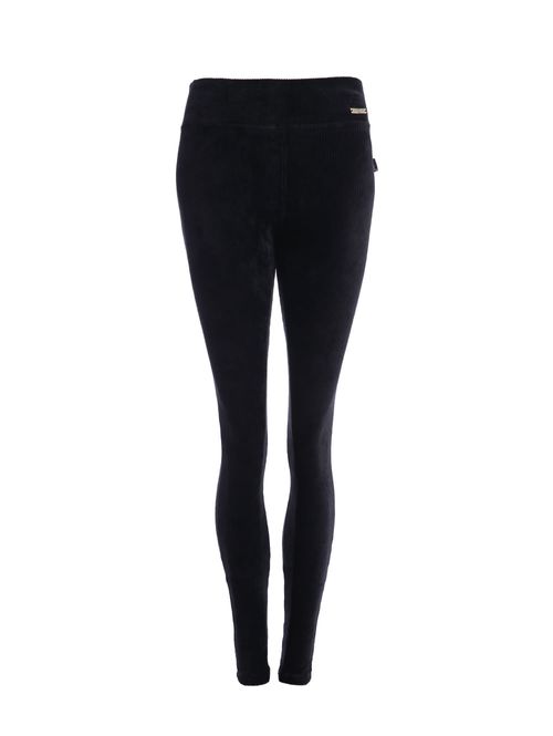 Calça Legging Cotelê Feminina Preto