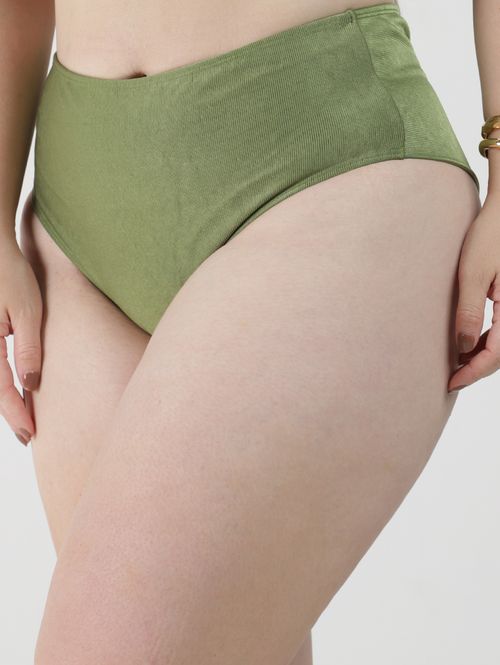 Biquíni Calcinha Fio Duplo Plus Size Feminina VERDE