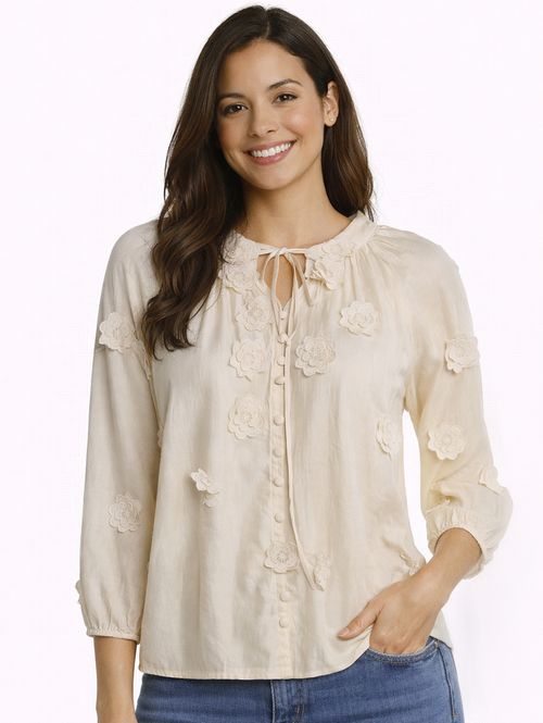 Camisa Eagle Rock Feminina BEGE