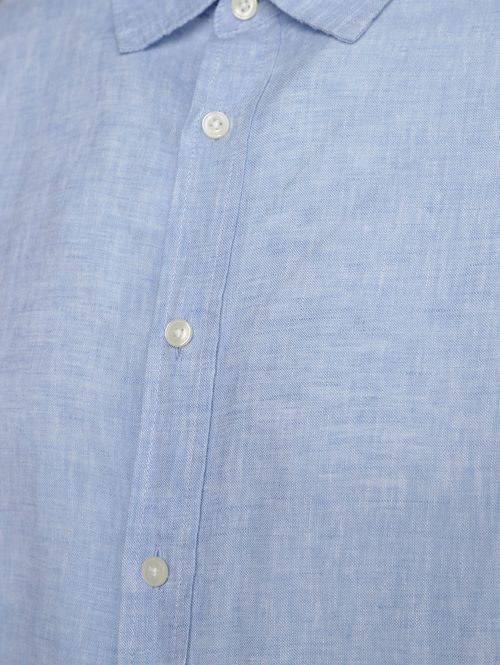 Camisa Linho Masculina AZUL