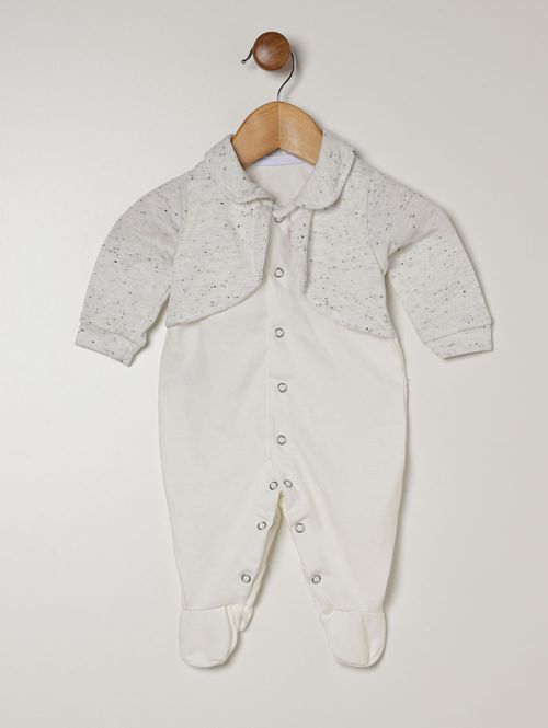 Saída Maternidade Infantil Para Bebê - BRANCO