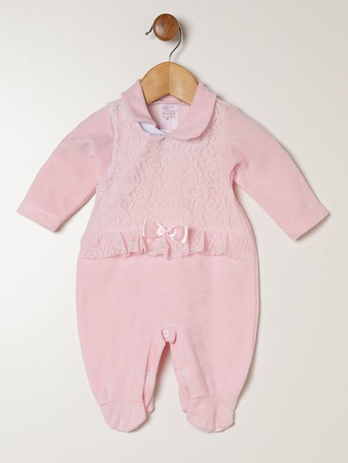 Saída de Maternidade Plush Infantil Para Bebê - ROSA