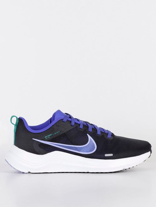 Tênis Esportivo Downshifter 12 Nike Feminino Preto/Azul