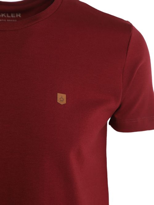 Camiseta Básica Cotton Masculina BORDO