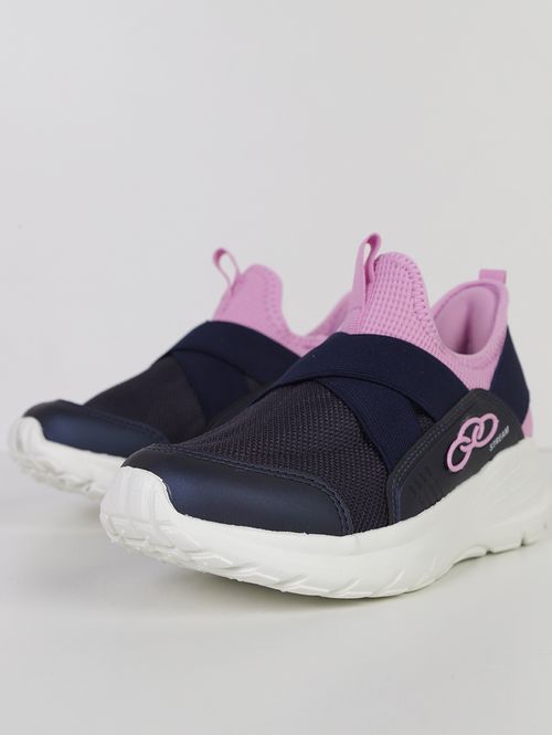 Tênis Stream Olympikus Juvenil Para Menina - MARINHO/ROSA