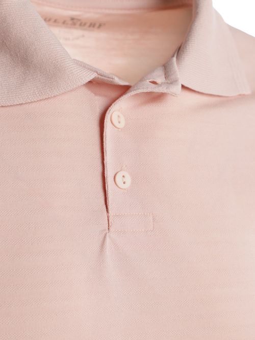 Polo Masculina Texturizada ROSA