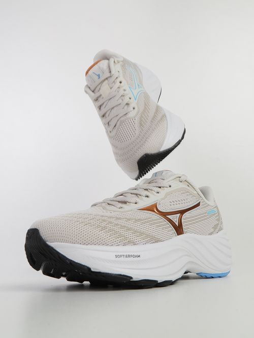 Tênis Esportivo Goya 3 Mizuno Feminino BEGE