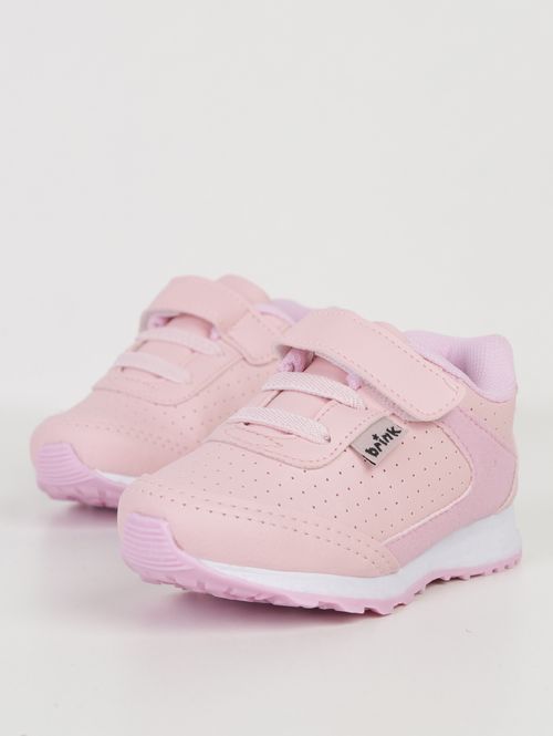 Tênis Galaxy Com Velcro Infantil Para Menina - ROSA/BRANCO