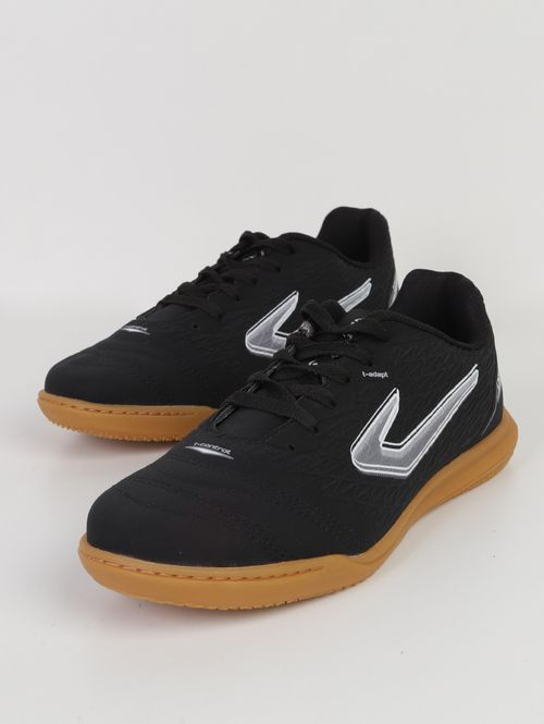 Chuteria Futsal Drible Topper Masculina PRETO/BRANCO/CHUMBO