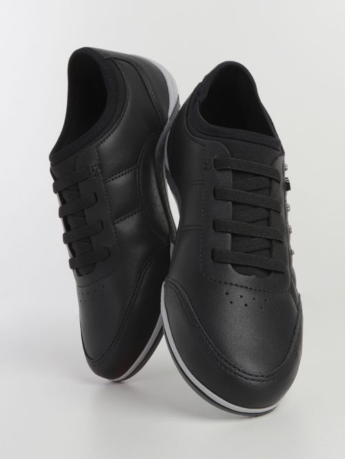 Tênis Casual Strass Kolosh Feminino PRETO