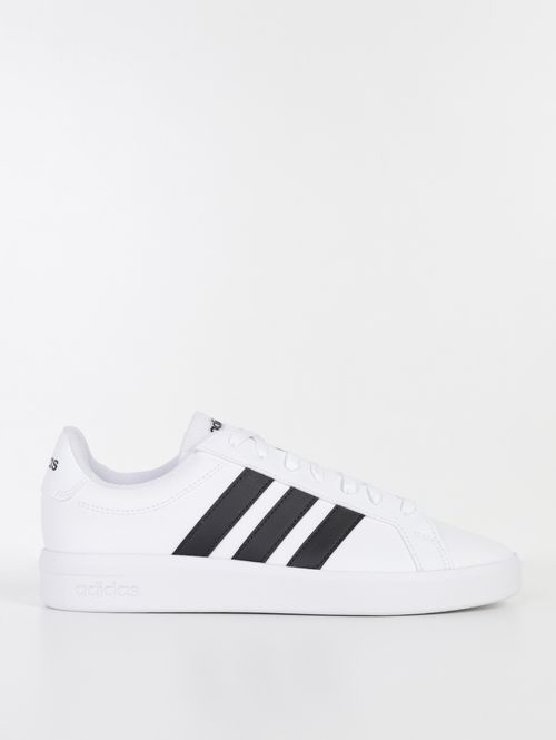 Tênis Casual Grand Court Base 3.0 Adidas Feminino BRANCO/PRETO