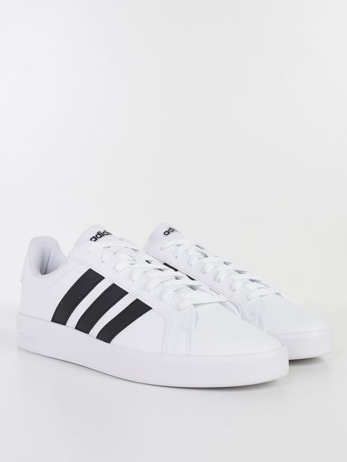 Tênis Casual Grand Court Base 3.0 Adidas Feminino BRANCO/PRETO