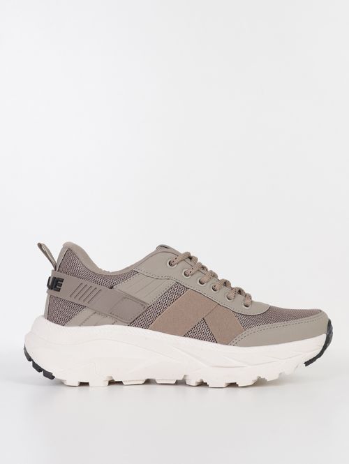 Tênis Trail Juvenil Para Menino - CINZA CLARO/OFF WHITE