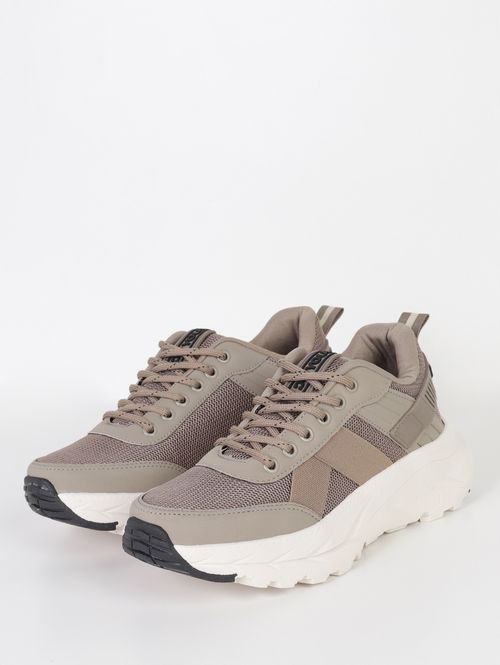 Tênis Trail Juvenil Para Menino - CINZA CLARO/OFF WHITE