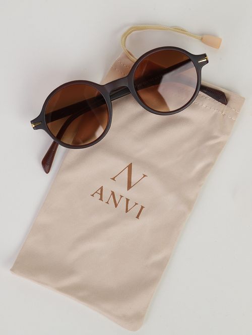 Óculos Aro Fosco Masculino MARROM