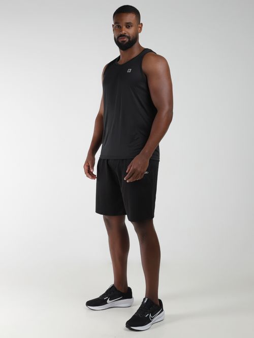 Camiseta Básica Regata Running Masculina PRETO