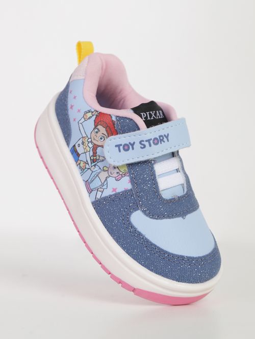 Tênis Toy Story Disney Infantil Para Menina AZUL/AZUL CLARO