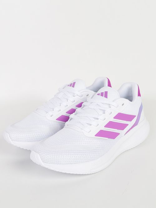 Tênis Esportivo Runfalcon 5 Adidas Feminino BRANCO/ROXO