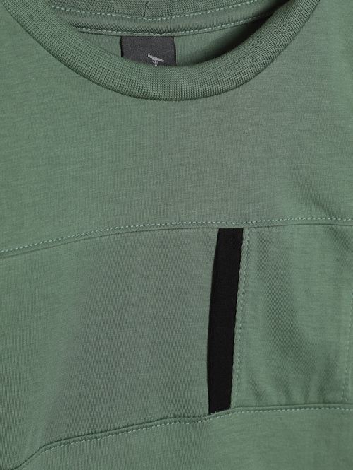 Camiseta Manga Longa Infantil Para Menino - VERDE