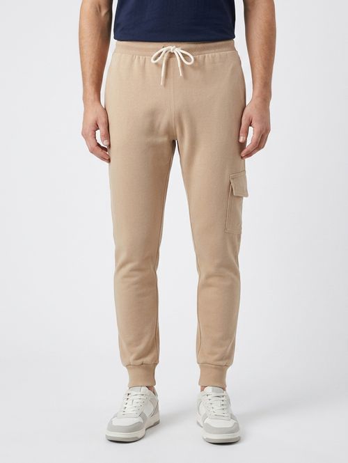 Calça Jogger Cargo Masculina BEGE