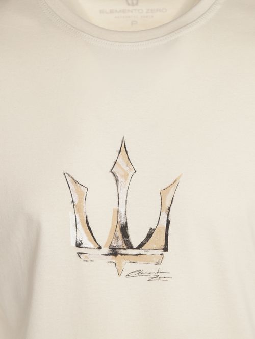 Camiseta Manga Curta Masculina AREIA