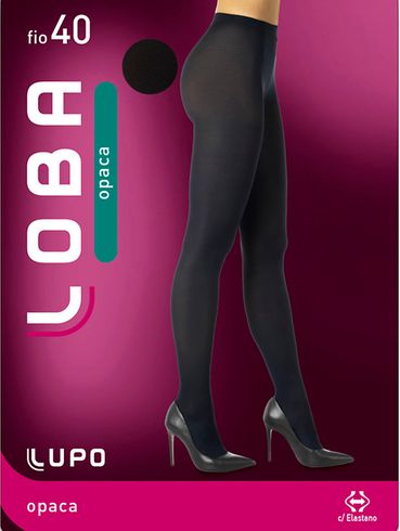 Meia-Calça Fio 40 Opaca Loba Feminina Preto
