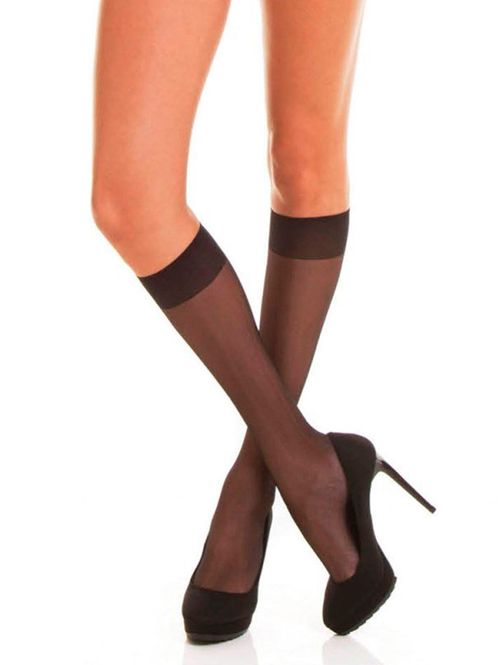 Meia 3/4 Fio 20 Trifil Feminina Preto