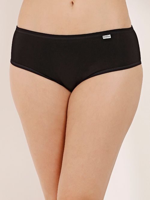 Kit com 02 Calcinhas Altas DelRio Femininas Rosa/Preto