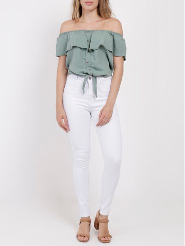 Blusa Ciganinha Feminina Verde