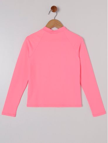 Blusa Térmica Proteção UV50+ Juvenil Feminino - Salmão