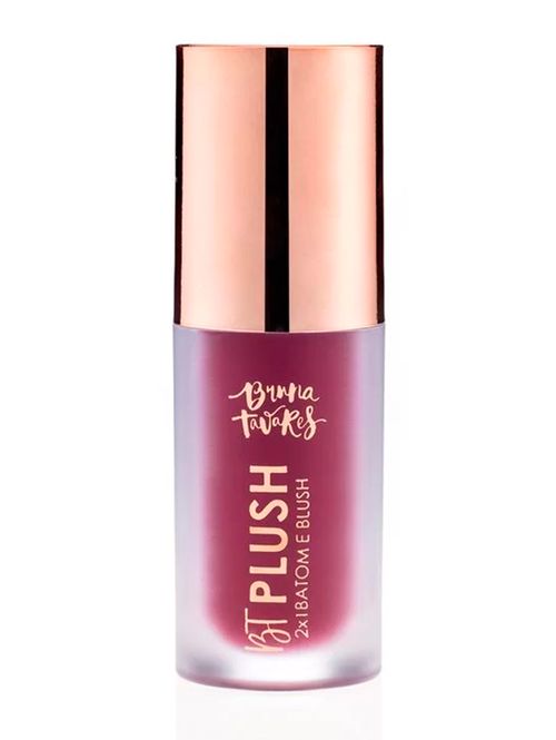 Batom Líquido 2x1 BT Plush Bruna Tavares Plum