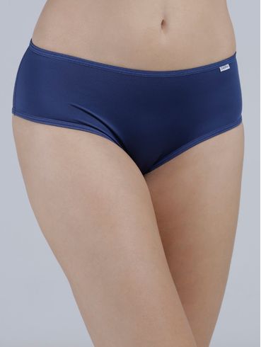 Kit com 02 Calcinhas Altas Del Rio Feminina Bege/Azul