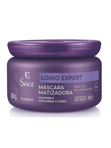 Máscara Capilar Matizadora Loiro Expert Siàge Incolor