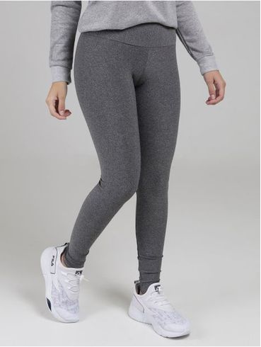 Calça Legging Feminina Cinza Claro