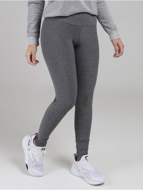 Calça Legging Feminina Cinza Claro