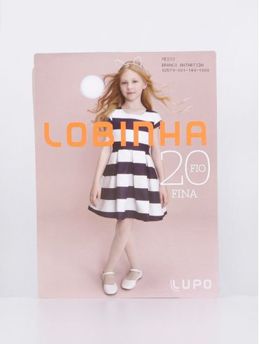 Meia-Calça Lupo Infantil para Menina - Branco