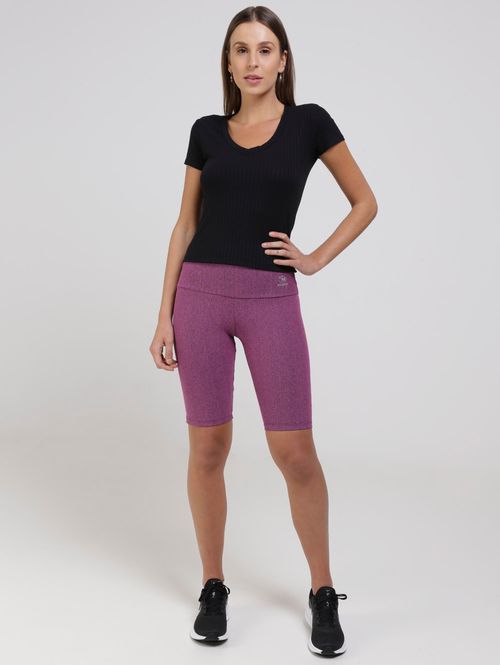 Bermuda Biker Feminina Rosa