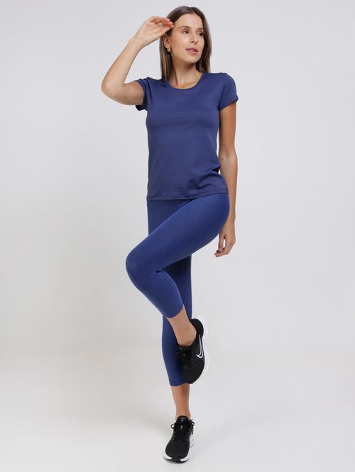 Calça Corsário Feminina Azul