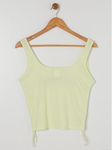 Blusa Regata Juvenil Para Menina - Verde