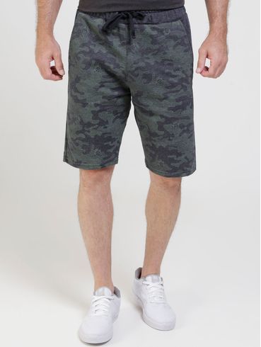 Bermuda Camuflada Masculina Verde
