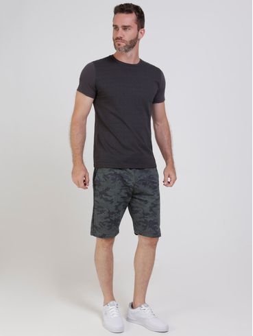 Bermuda Camuflada Masculina Verde