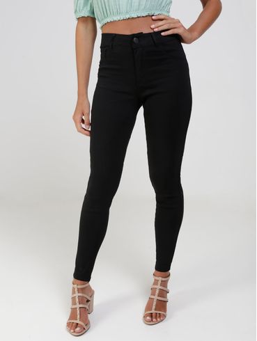 Calça Alfaiataria Bengaline Bivik Feminina Preto